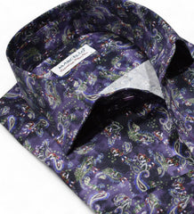 W053R Nebula Paisely Roll Collar