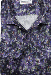 W053R Nebula Paisely Roll Collar