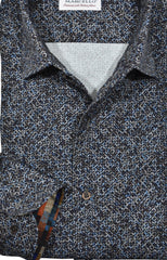 W072R Mochachino Link Roll Collar Shirt