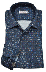 W073R Teardrop Hopsack Roll Collar