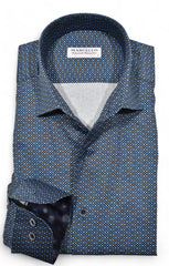 W089R Ringley Indigo Roll Collar