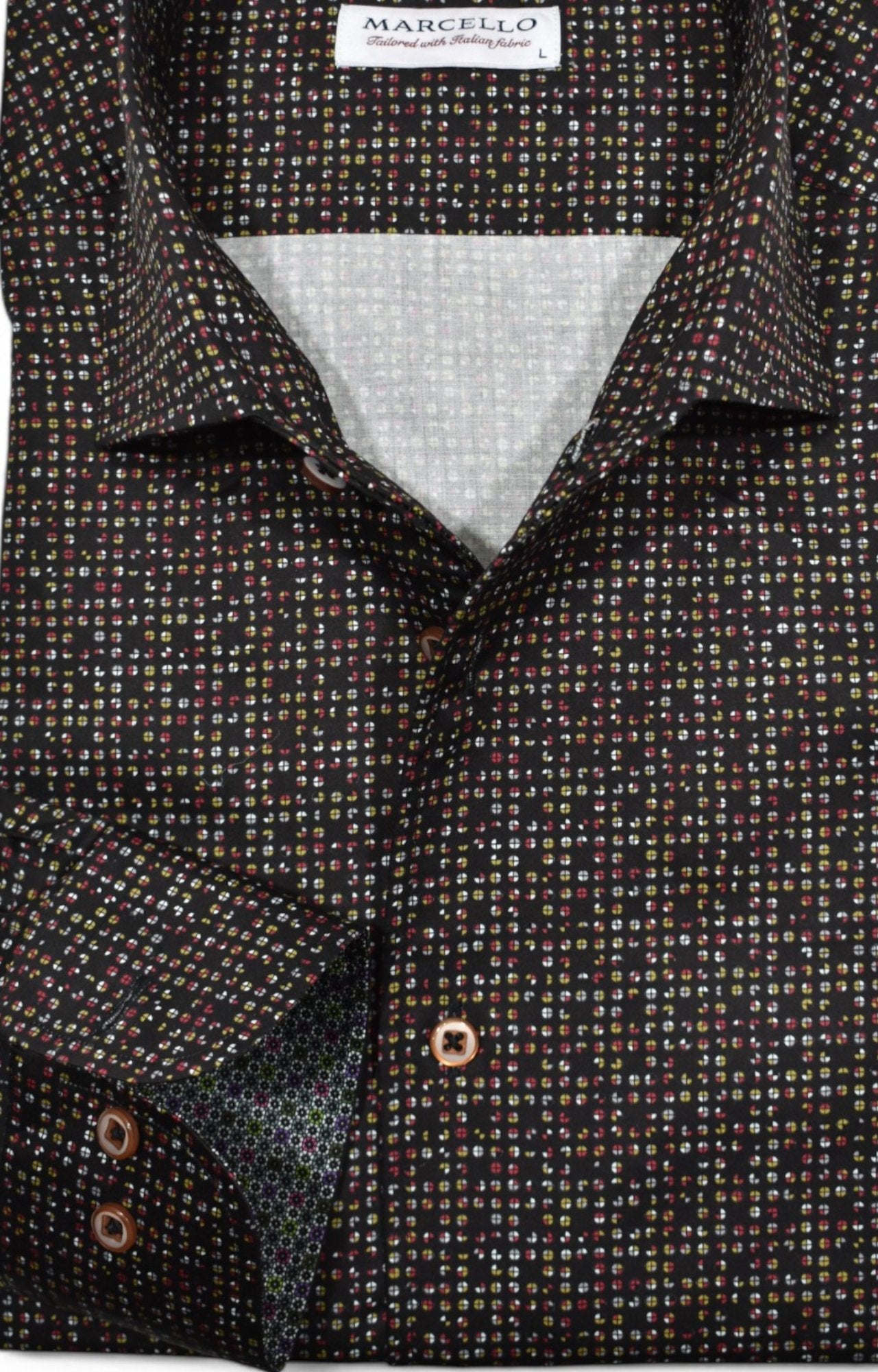 W092R Venice Black Sport Shirt