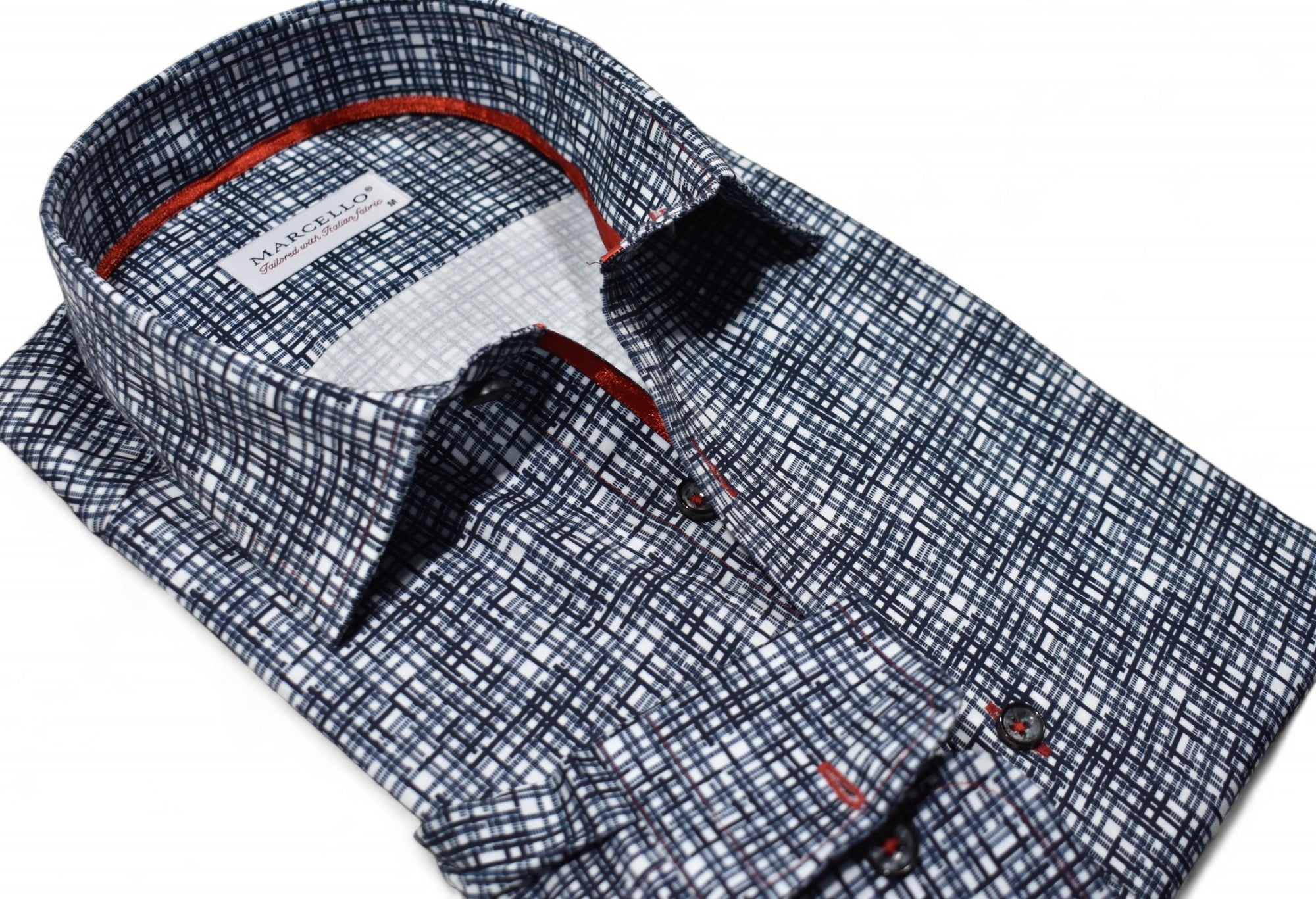 W122 Navy Plaid