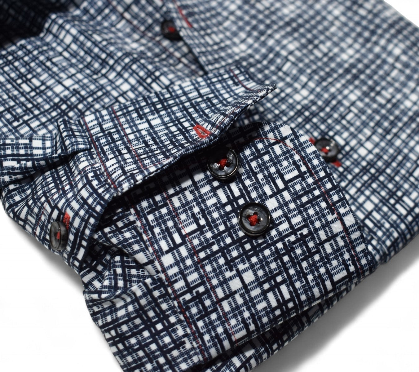 W122 Navy Plaid