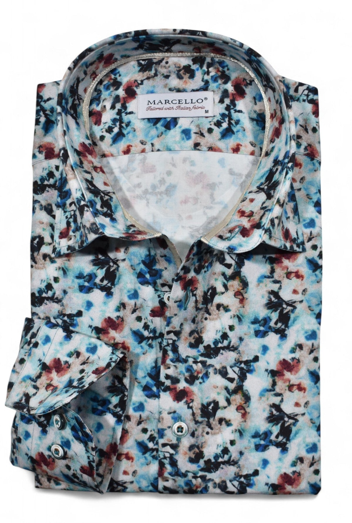 W130 Caribe Teal Abstract