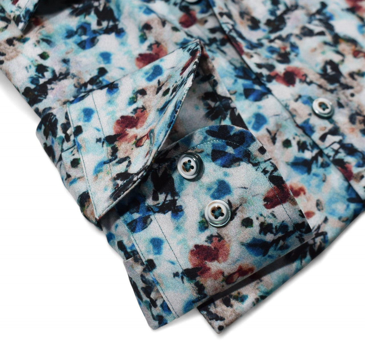 W130 Caribe Teal Abstract