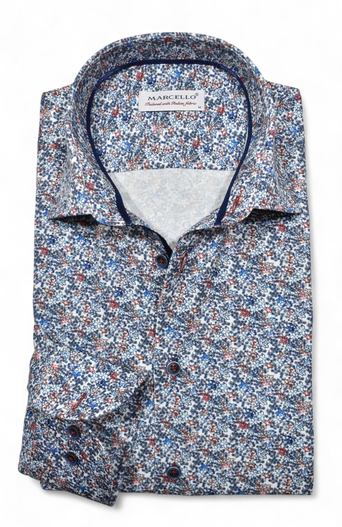 W151 Marcolini Navy Mini Floral