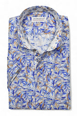 W175S Cotton/Linen Royal Palms