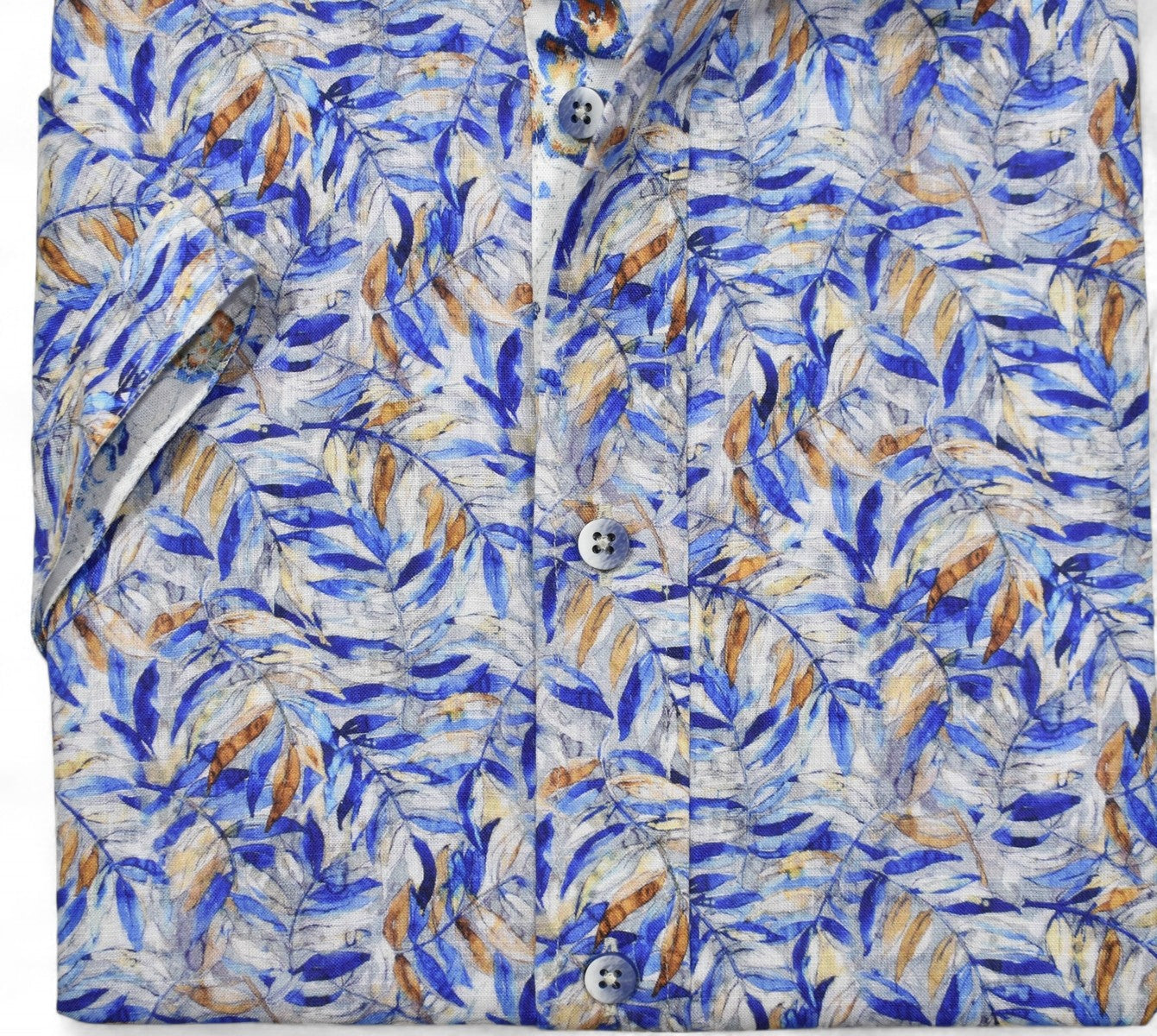 W175S Cotton/Linen Royal Palms