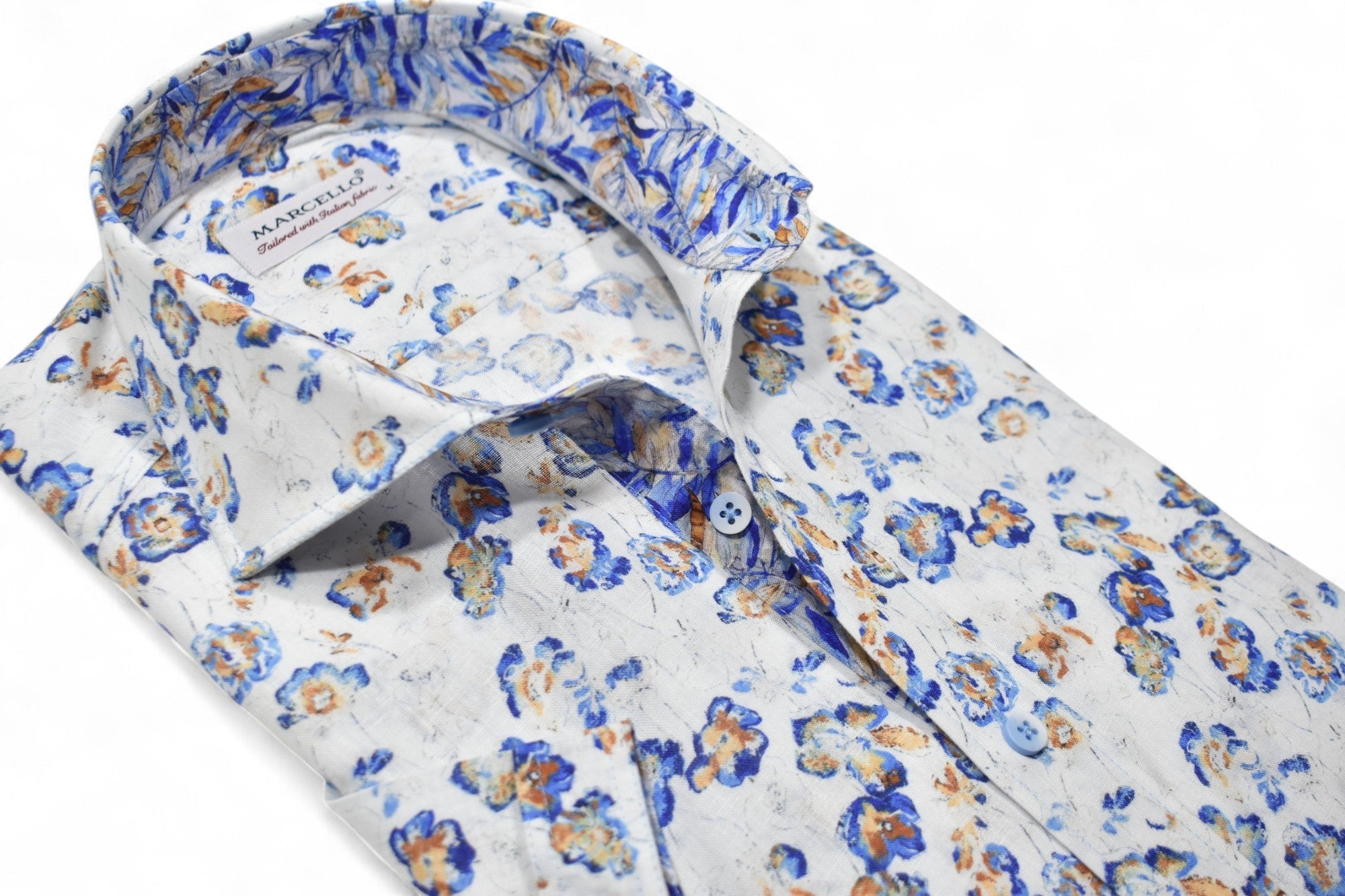 W176S Cotton/Linen Cocoa Floral