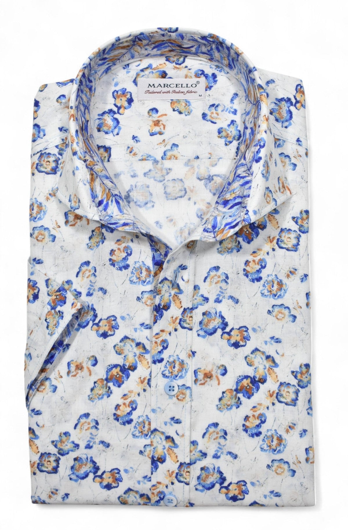 W176S Cotton/Linen Cocoa Floral