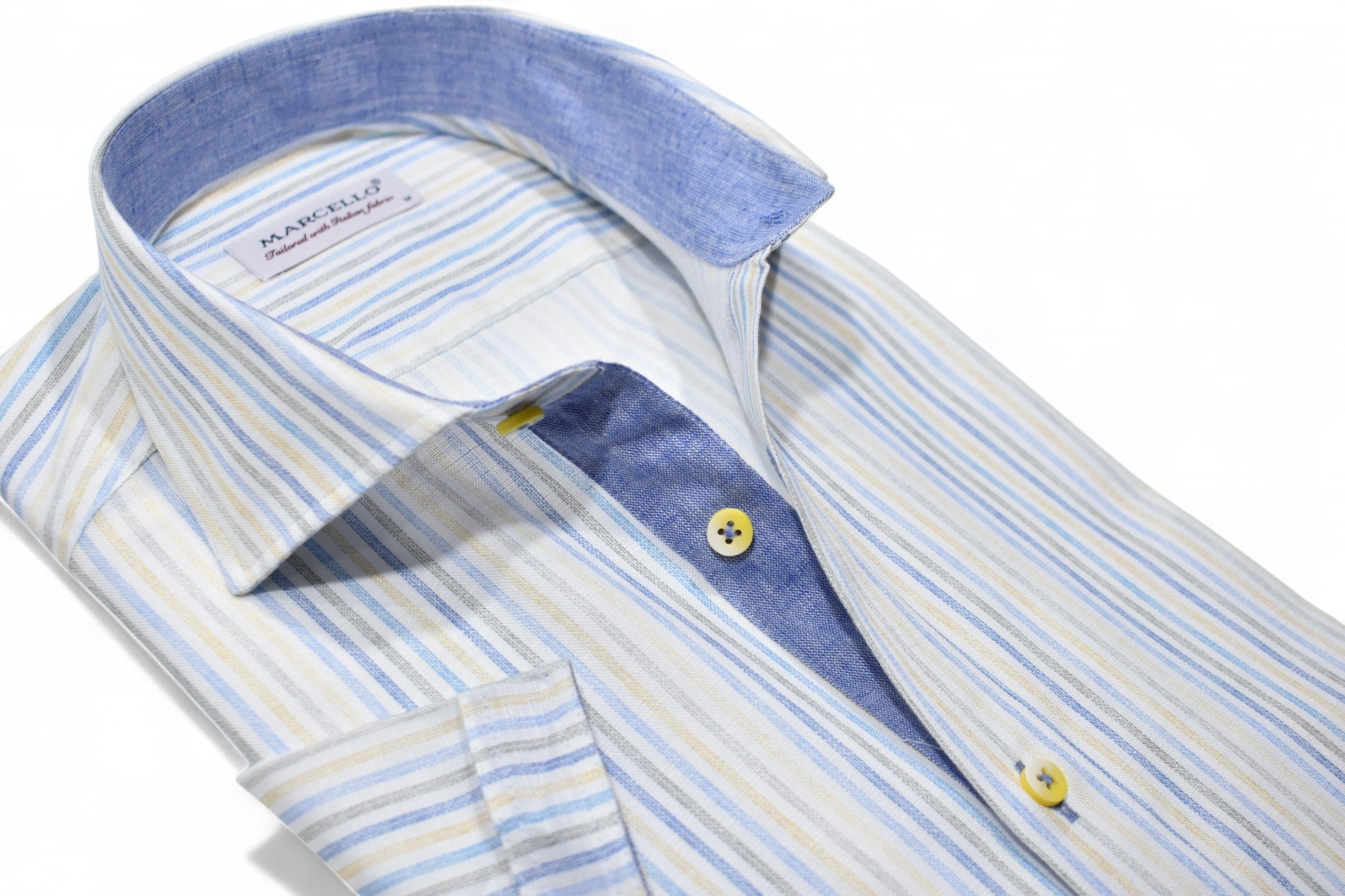 W179S Cotton/Linen Pastel Stripe