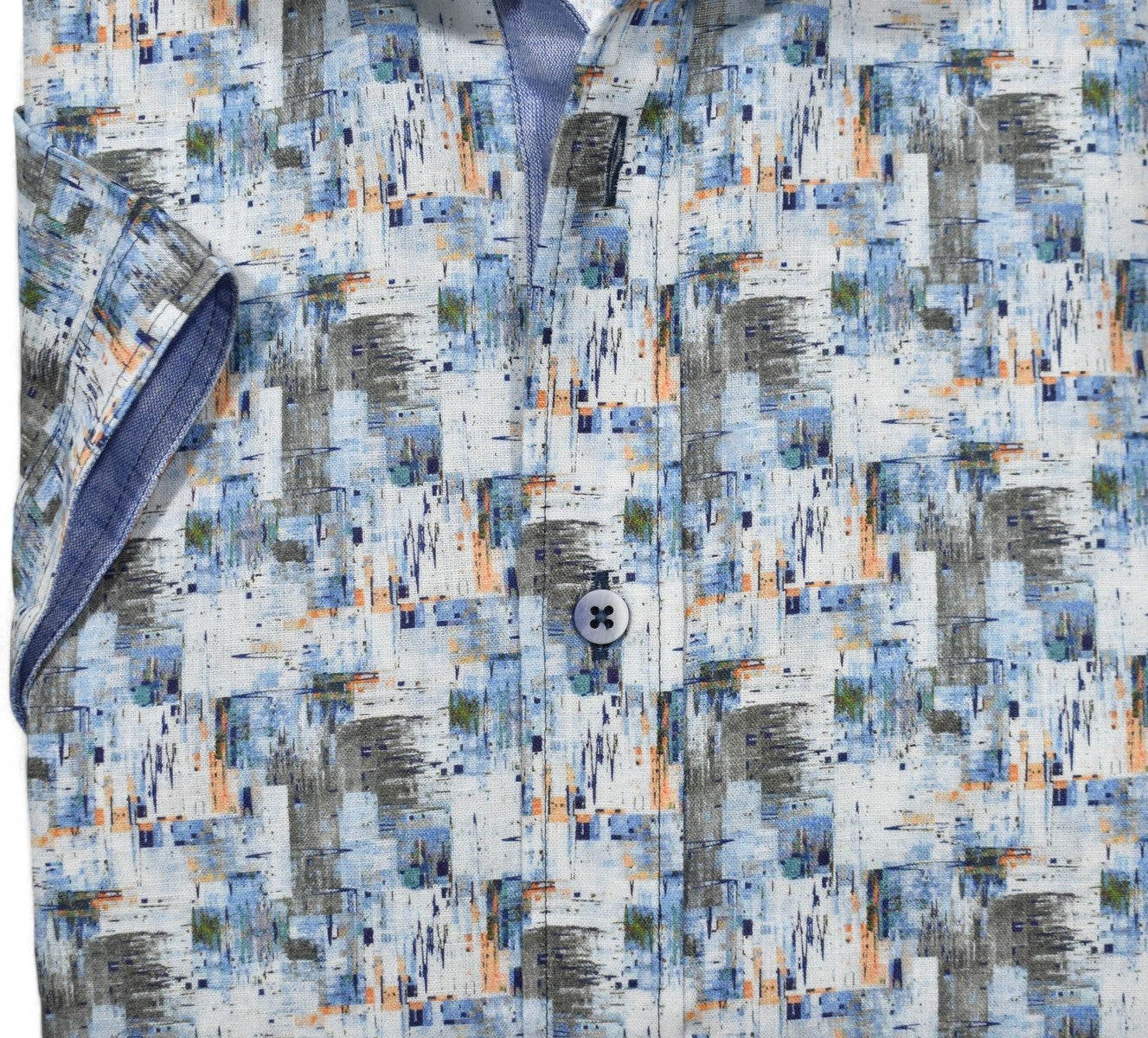 W180S Cotton/Linen Ocean Abstract