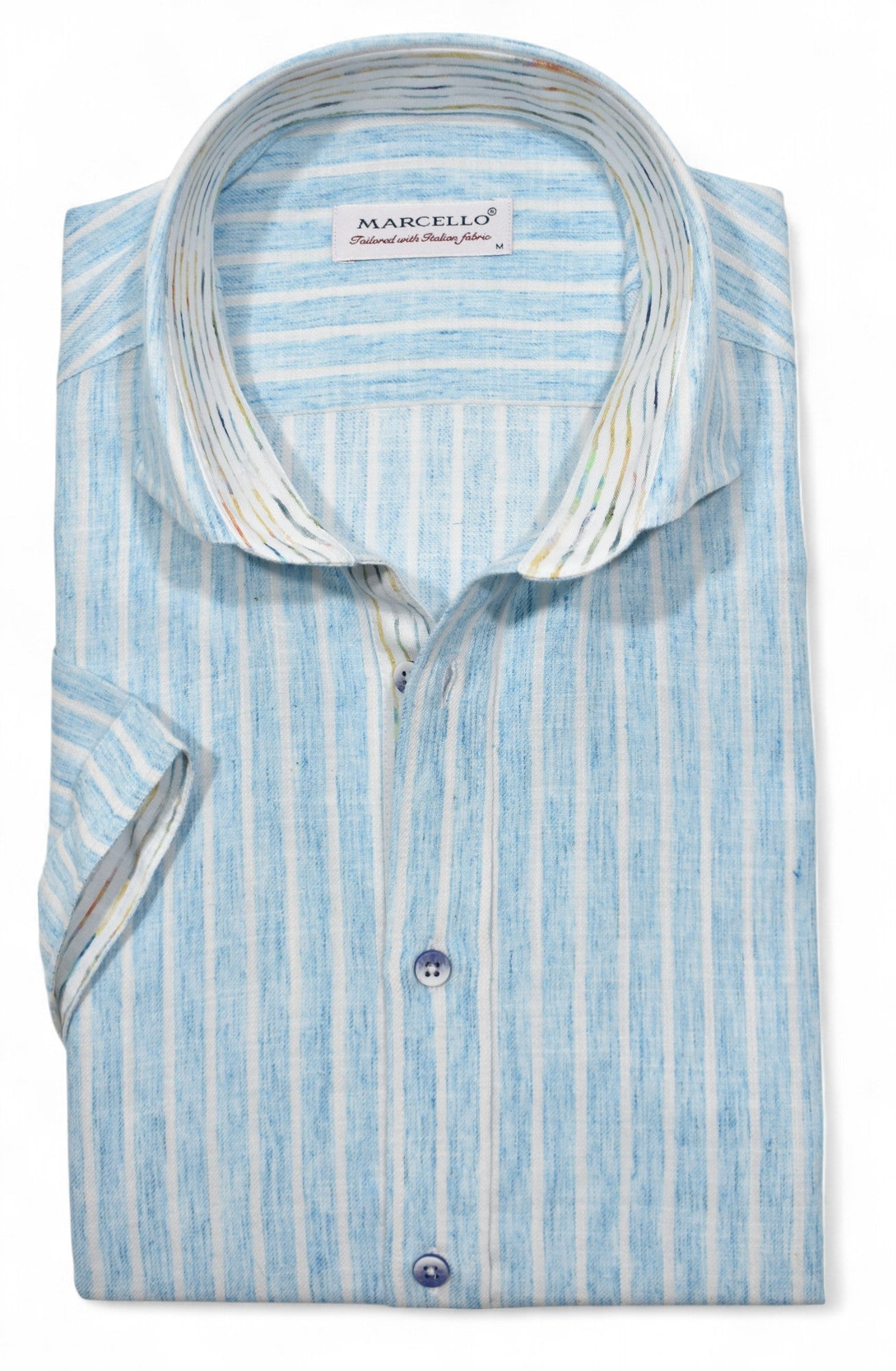 W181S Cotton/Linen Vertical Stripe