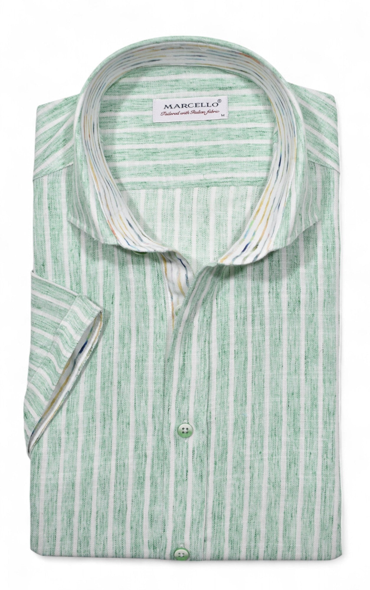 W181S Cotton/Linen Vertical Stripe