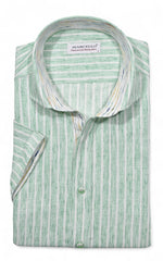 W181S Cotton/Linen Vertical Stripe