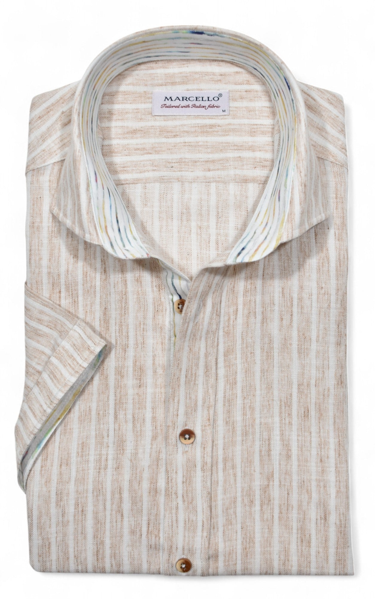 W181S Cotton/Linen Vertical Stripe