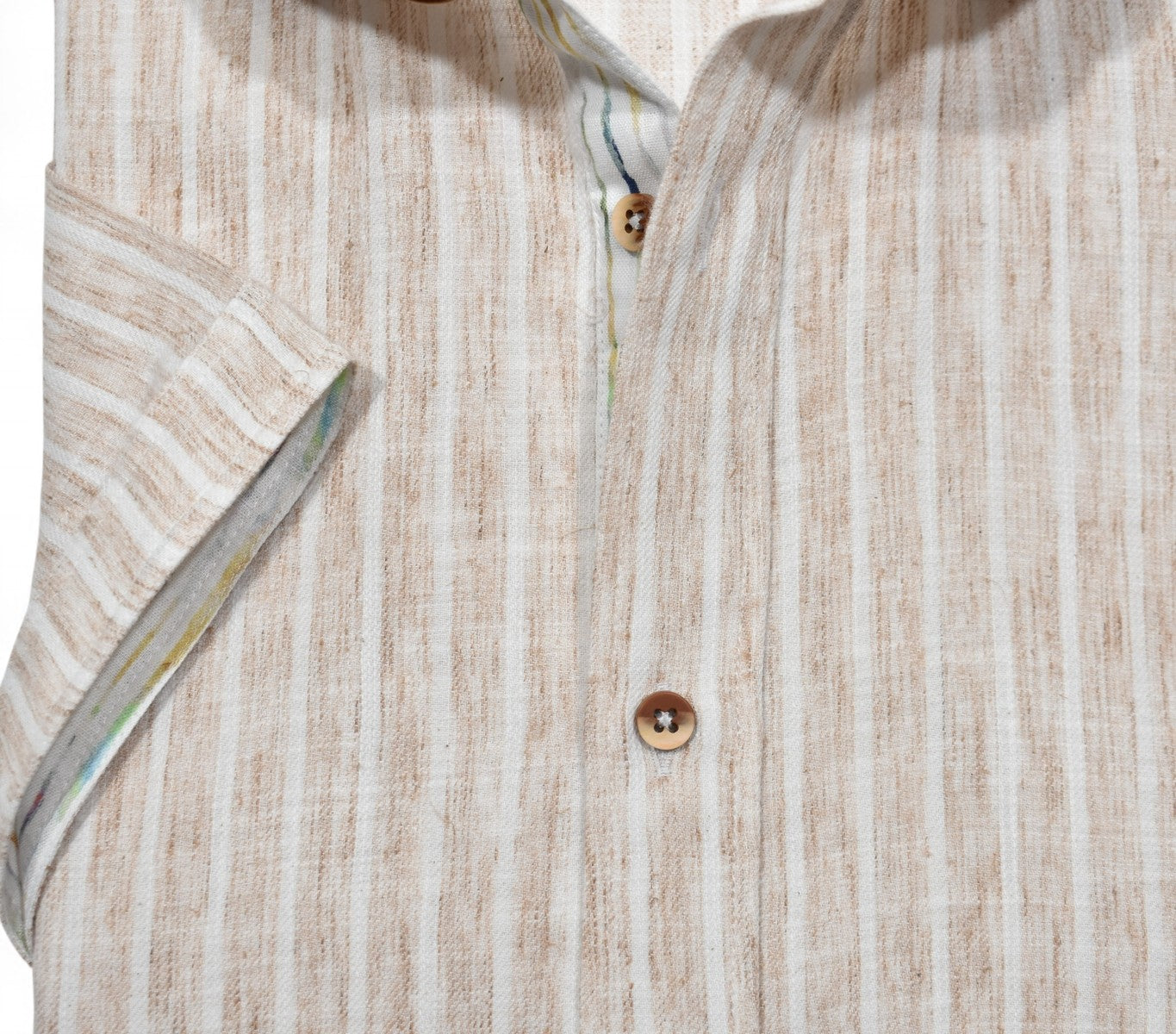 W181S Cotton/Linen Vertical Stripe