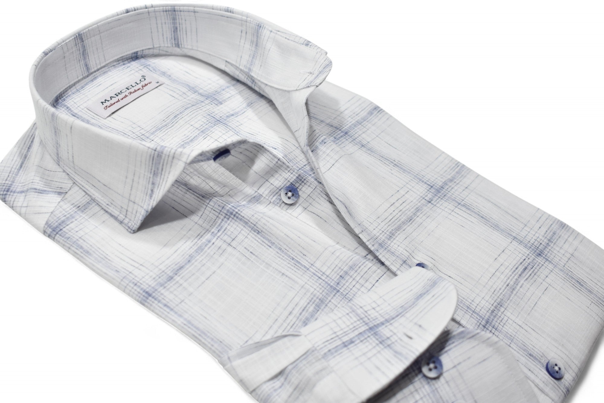 W185W White Plaid