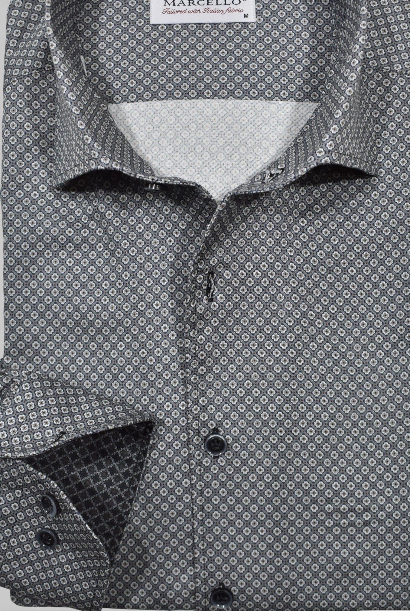 W241 Marcello Steel Medallion