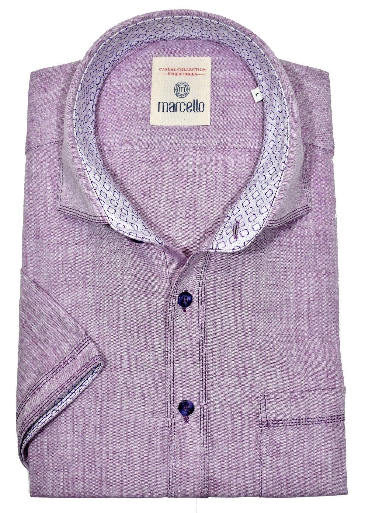 W304S Siesta Key Short Sleeve Shirt Lilac