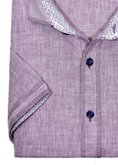 W304S Siesta Key Short Sleeve Shirt Lilac