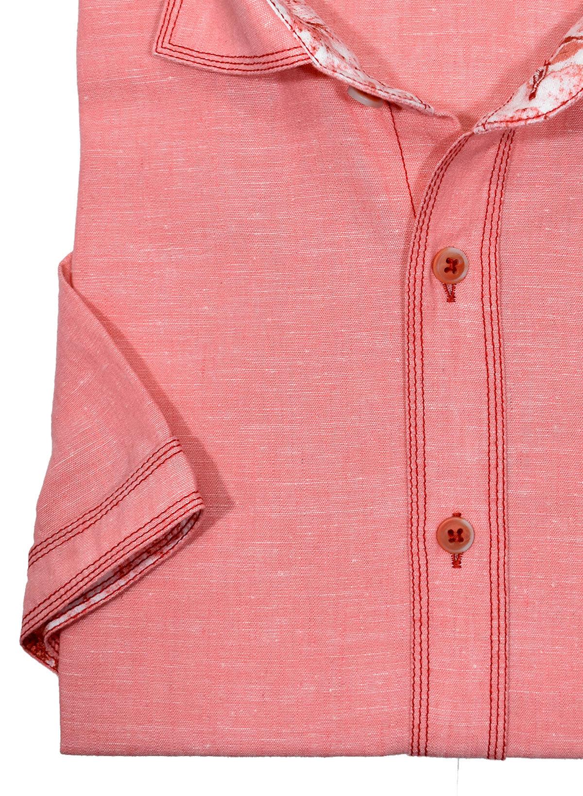 W304S Siesta Key Short Sleeve Shirt Red
