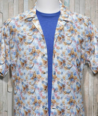 W491S Cocoa Floral Camp Shirt