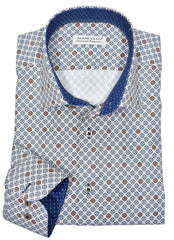WM545 Slim Fit Ecru Medallion