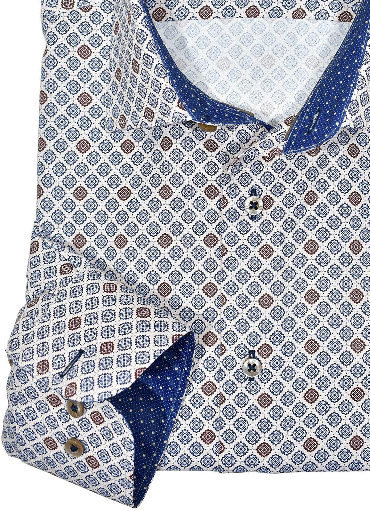 WM545 Slim Fit Ecru Medallion