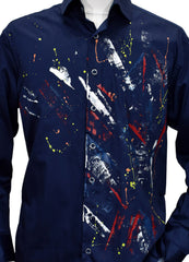 W583P Geo Hand Painted Shirt