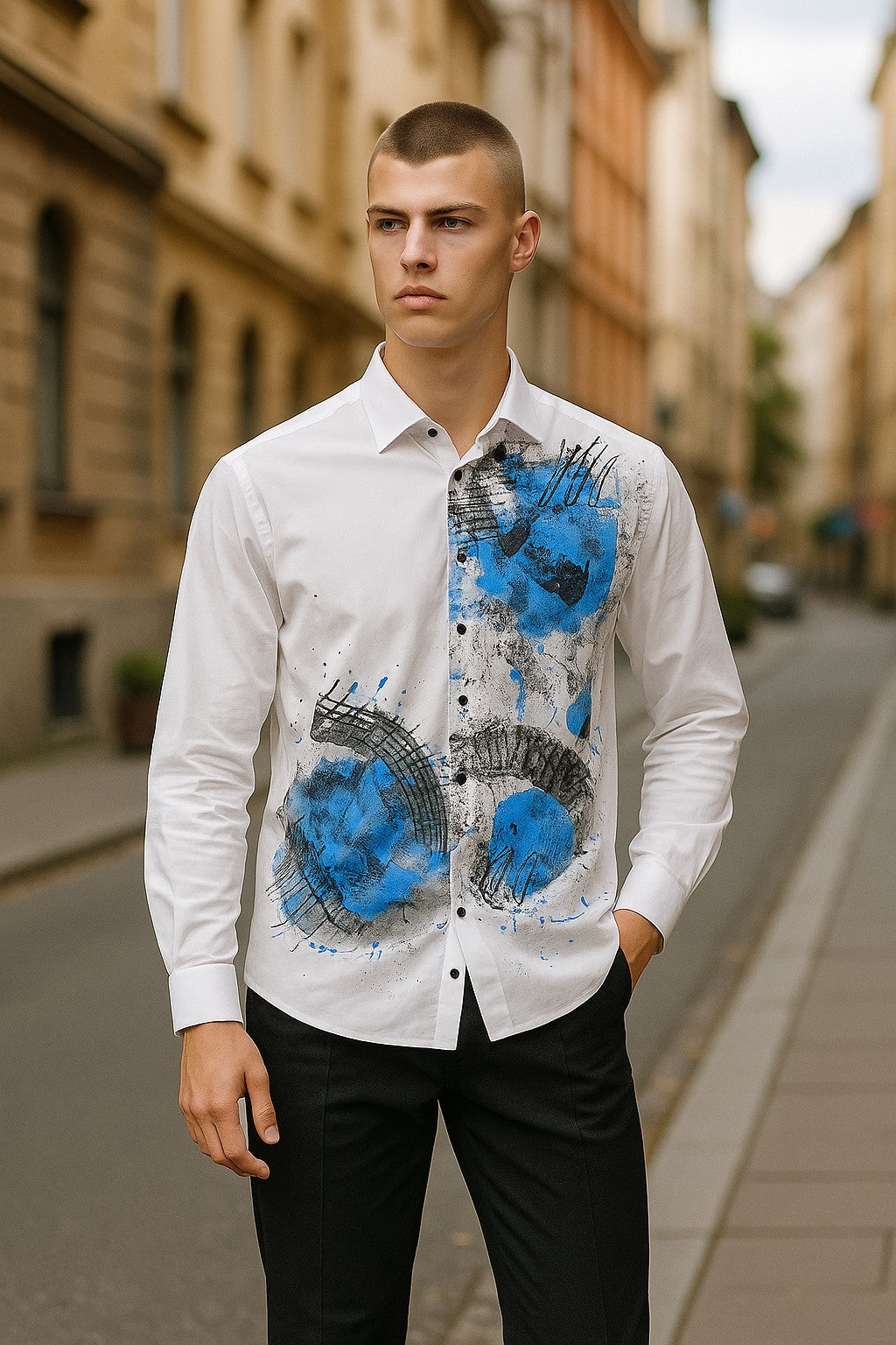 W584P Indy Hand Painted Shirt