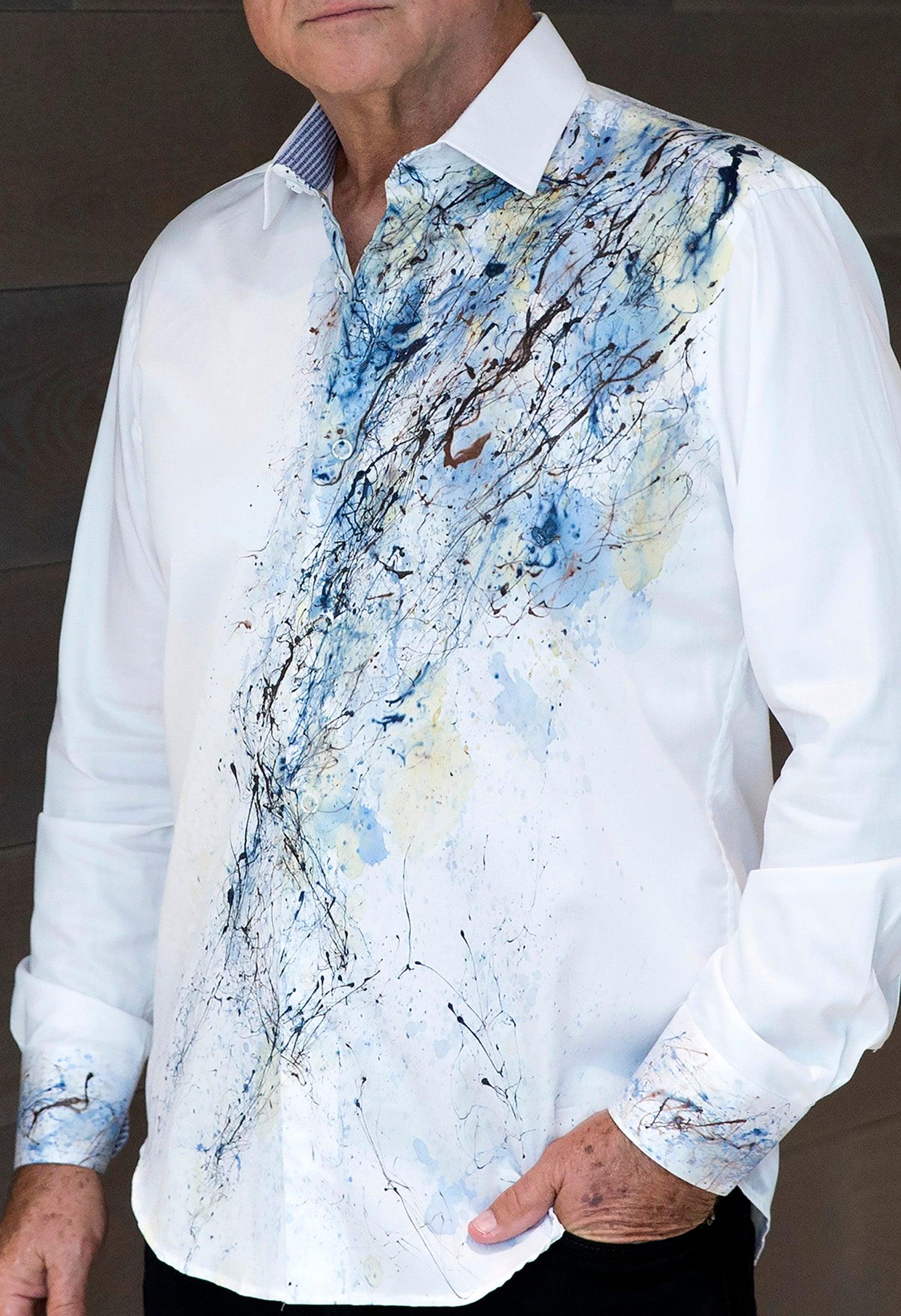 W617P4 Custom Painted Mens Shirt