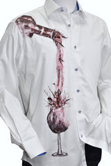 W617PW Marcello Hand Painted Wine