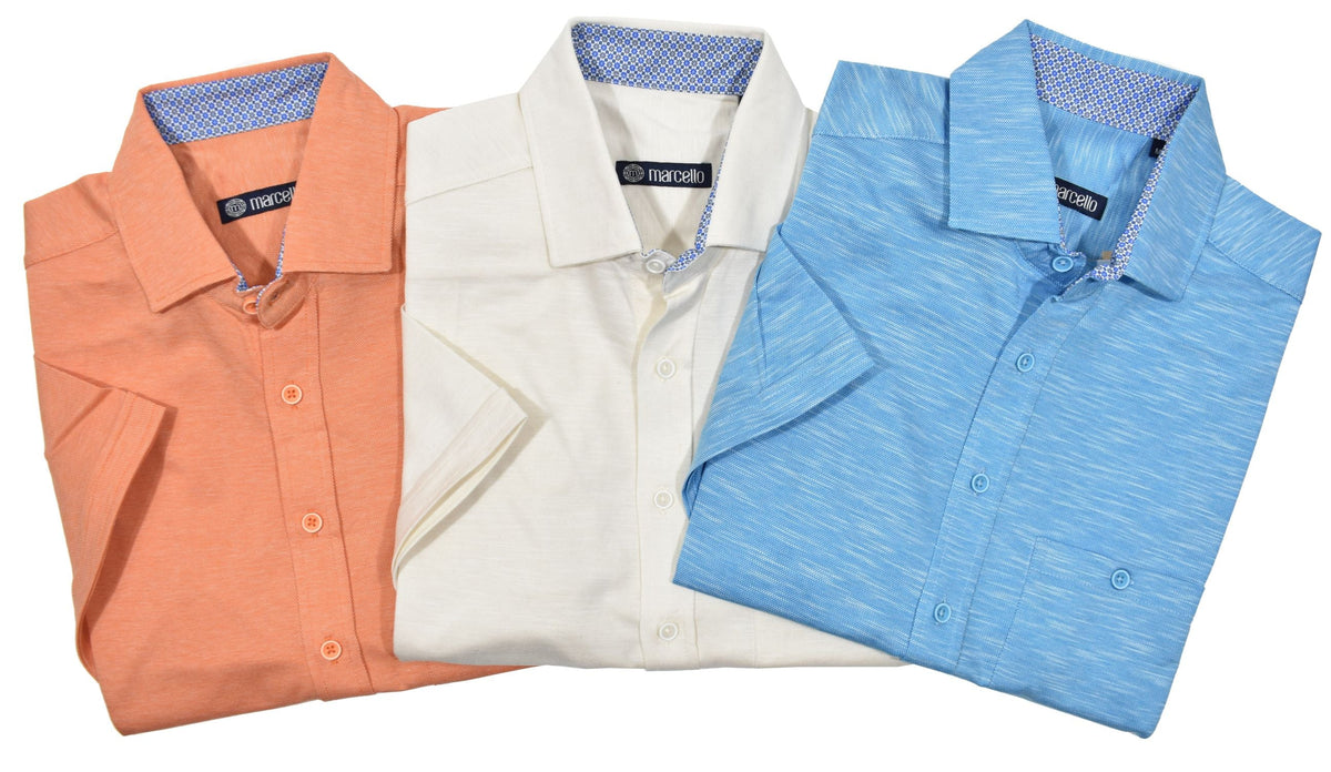 W682S Mango Jacquard Knit Shirt