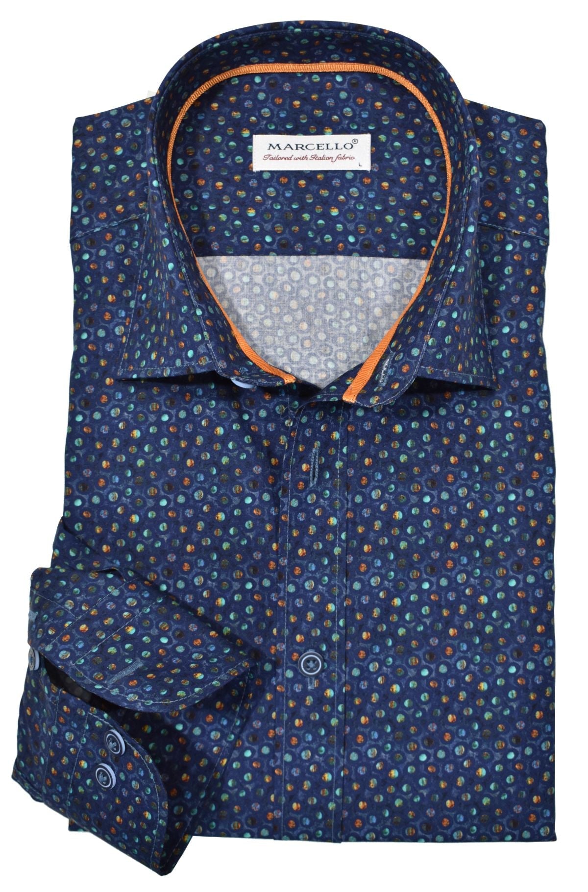 W729 Marble Print Shirt