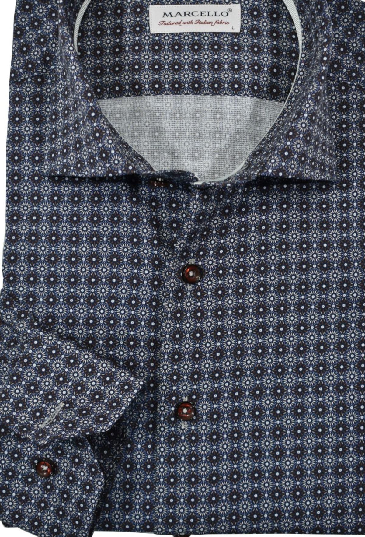 W745 Burst Charcoal Medallion