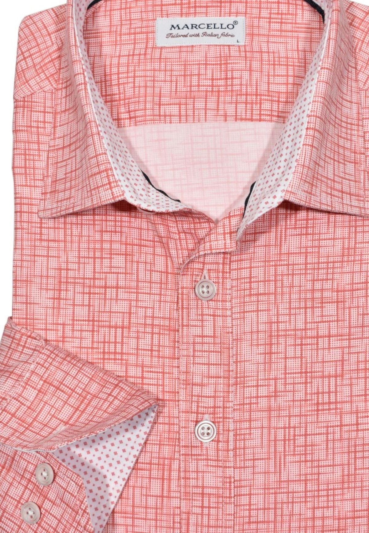 W813 8 Way Stretch Cracked Red
