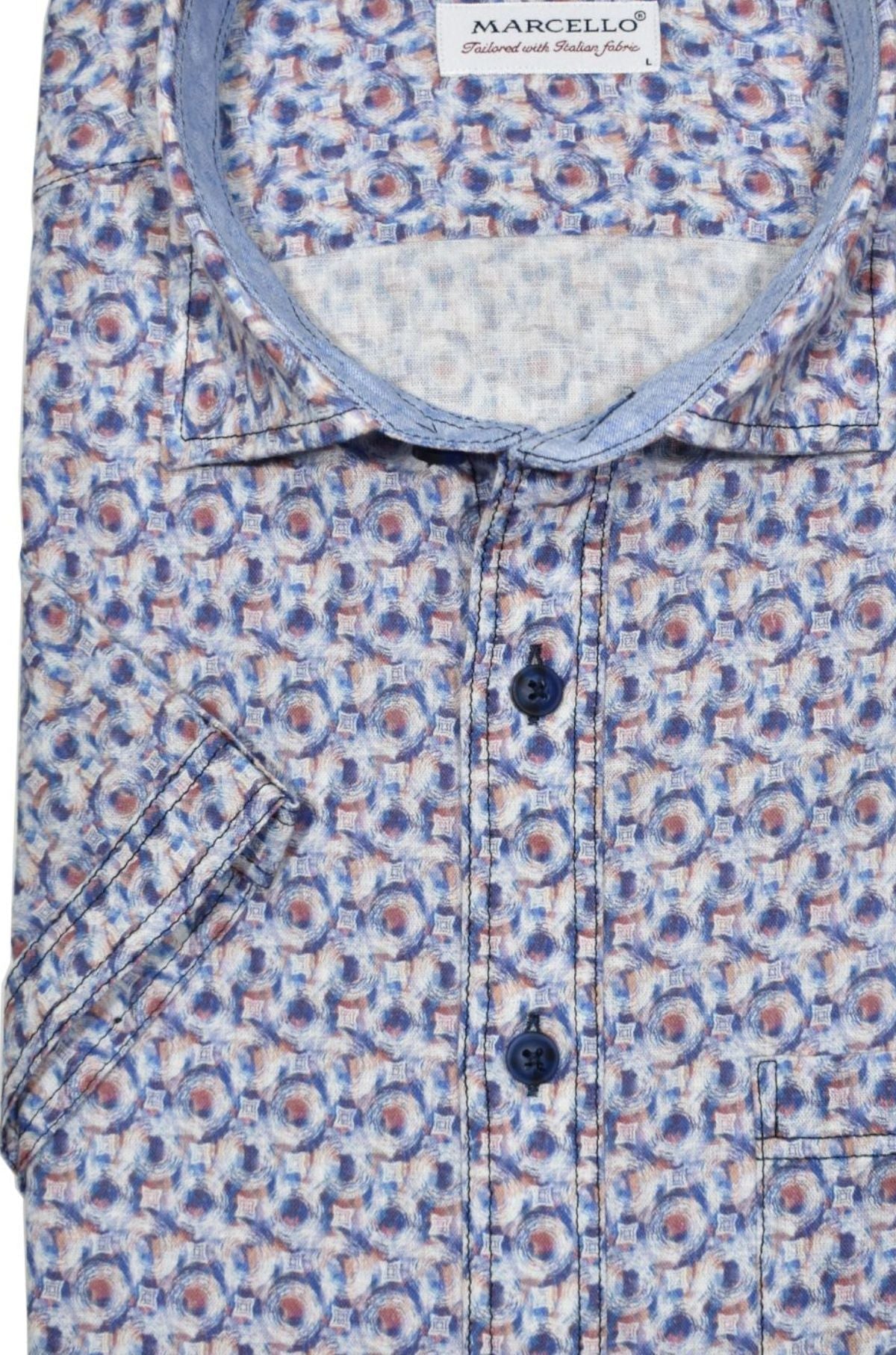 W830S Missuni Print Sport Shirt
