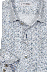 W841R Roll Collar Micro Floral
