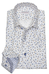 W847R Majestic Flora Roll Collar Shirt