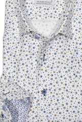 W847R Majestic Flora Roll Collar Shirt