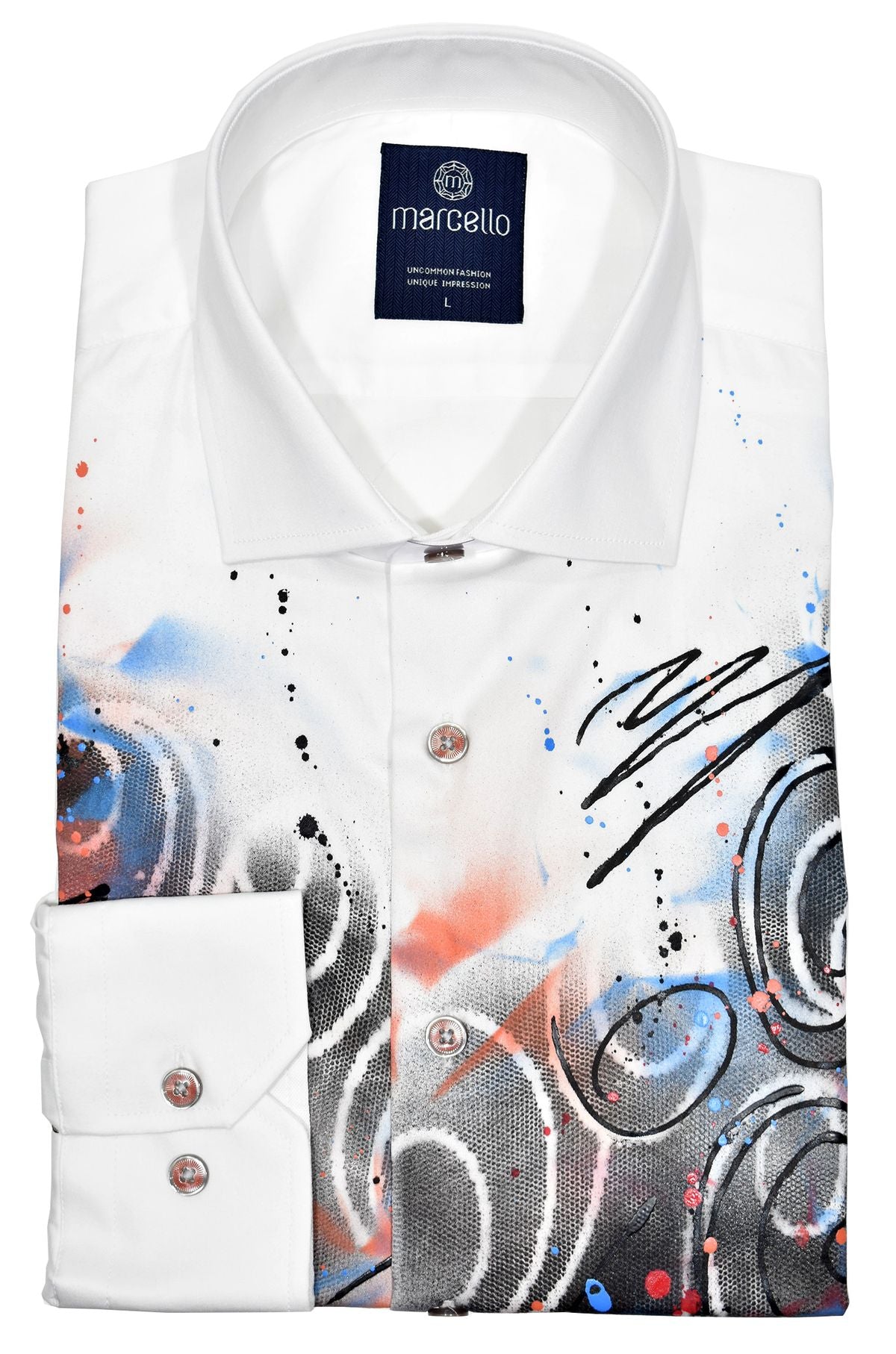 W863 Luvre Museum Painted Shirt