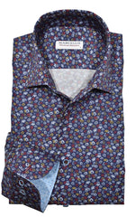 W873TR Roll Collar Floral TRIM FIT