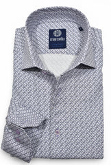 W8978R Concentric Circles Stretch Cotton