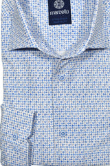 W8980R Sky Geometric Stretch Cotton