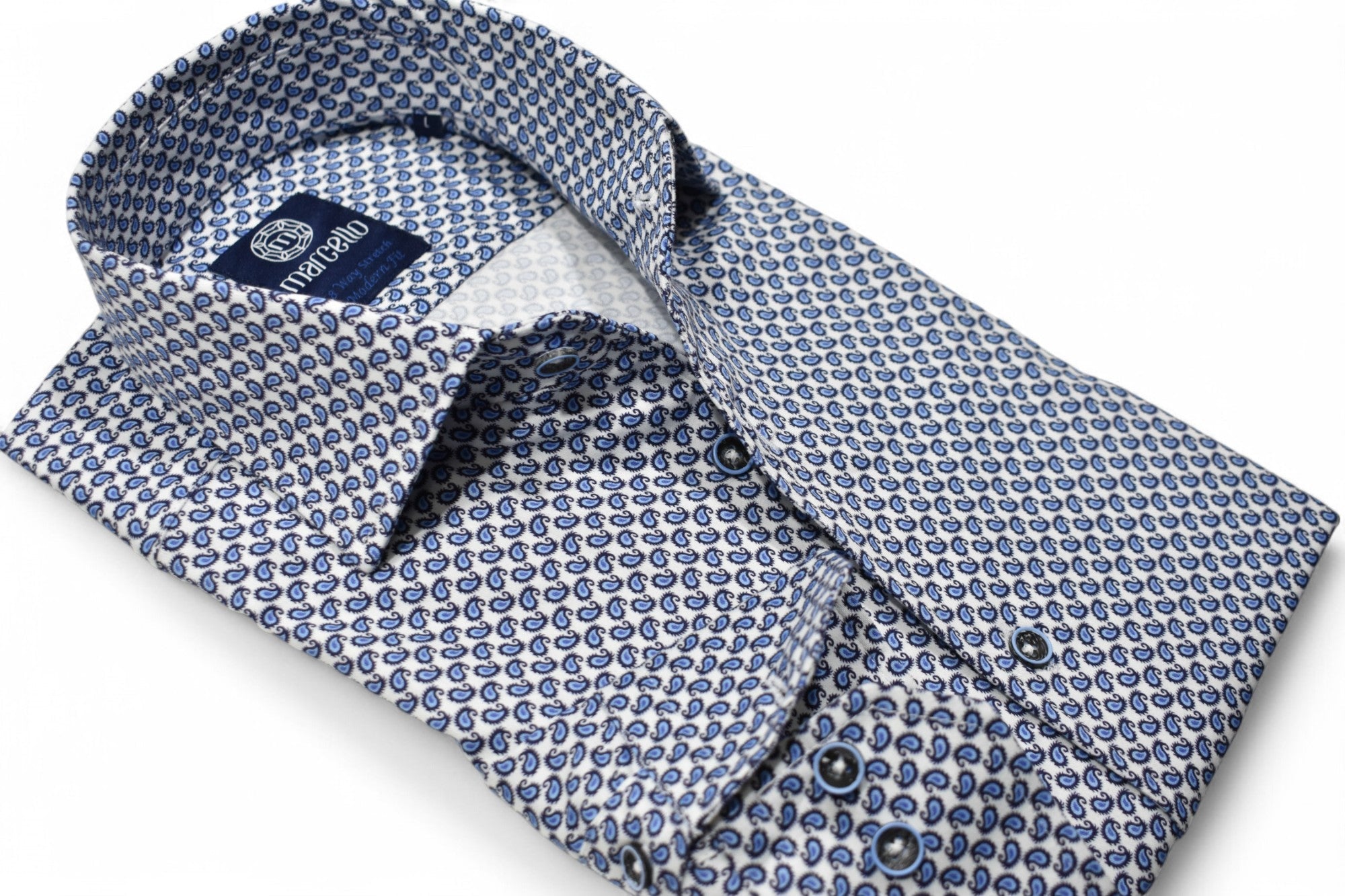W8985R Caribbean Paisley Stretch Shirt