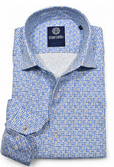 W8987R Barney Print Stretch Shirt