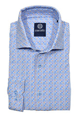 W8988R Plaid Star Stretch Cotton
