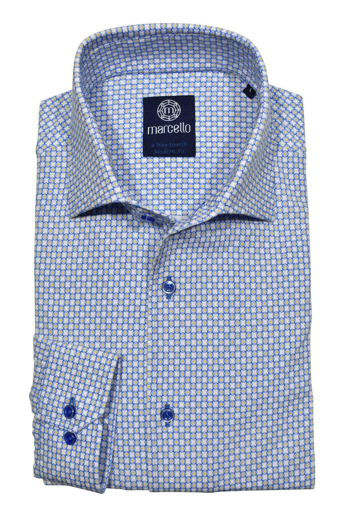 W8989R Circle Medallion Stretch Cotton